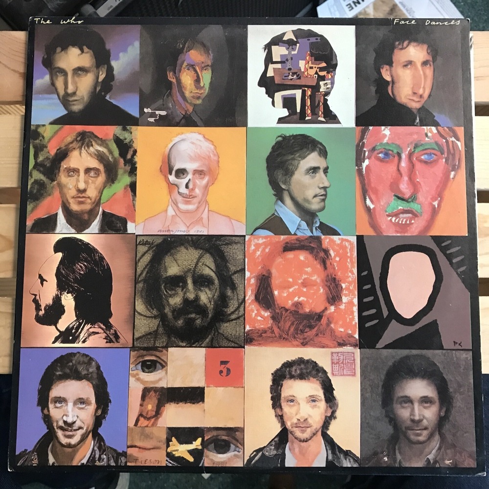 The Who Face Dances Vinyl LP‎ Album 1981 Warner Bros HS 3516 Peter Blake Art
